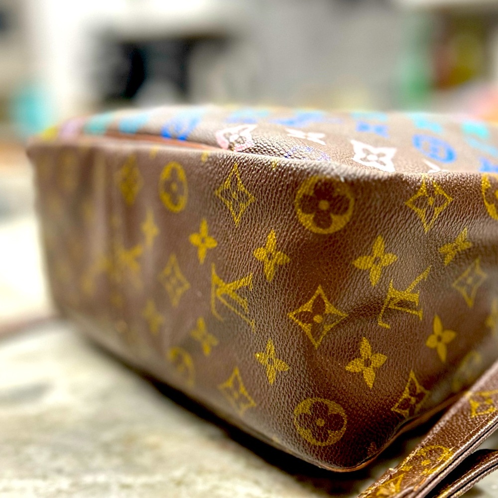 Louis Vuitton Authentic Monogram Canvas and Leather Marceau Bag - Picture 7 of 12
